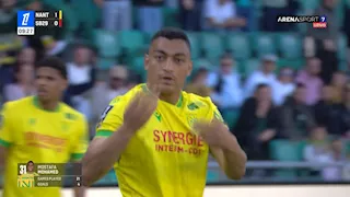 غائب منذ أكثر من شهرين.. مصطفى محمد يسجل هدفا مع نانت في مرمى بريست بالدوري