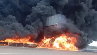 كشف كواليس حريق سيارة الفنطاس بأسوان وضبط 10 أطنان وقود مهرب