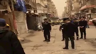 انهيار جزئي بعقار قديم في بورسعيد (صور) 