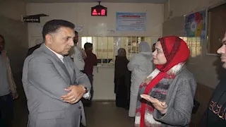 محافظ القليوبية يتفقد عيادات التأمين الصحي ببنها -صور