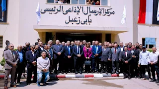 زيارة ميدانية لرئيس الوطنية للإعلام لمتابعة منظومة البث بمركز إرسال أبو زعبل (صور)