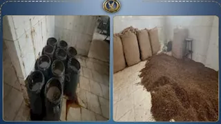 الداخلية تداهم مصنعًا لإنتاج المعسل المغشوش في المنصورة