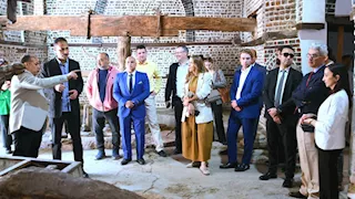 رشيد متحف مفتوح للعالم.. محافظ البحيرة ترافق وفد الاتحاد الأوروبي في جولة بين كنوز المدينة -صور