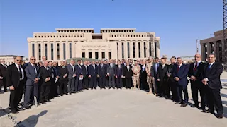 وزير العدل يتفقد مدينة العدالة برفقة مجلس القضاء الأعلى