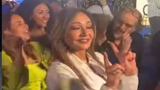 ليلى علوي ترقص في عيدي ميلاد سماح أنور وسلوى محمد علي بأسوان- صور وفيديو  