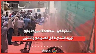 بشائر الخير .. محافظ أسيوط يتابع توريد القمح داخل الصوامع والشون