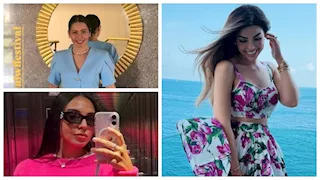 ميرنا جميل على البحر وهند صبري أنيقة..لقطات لنجوم الفن خلال 24 ساعة