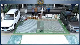 الداخلية تضبط أخطر تشكيل عصابي وبحوزته مخدرات بـ121 مليون جنيه | صور 