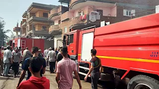 السيطرة على حريق داخل ورشة بلاط في الخارجة بالوادي الجديد