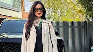 درة تخطف الأنظار بإطلالة أنيقة شتوية أنيقة.. صور