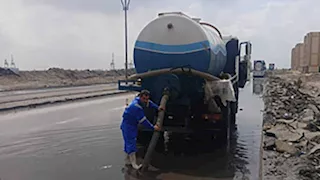 مياه القناة ترفع حالة الطوارئ القصوى لمواجهة الأمطار 