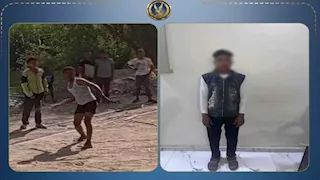 الداخلية: ضبط طفل ألقى حجارة على قطار بقنا