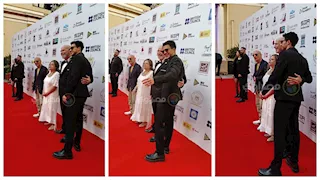 عصام عمر وخيري بشارة يصلان حفل افتتاح مهرجان الإسكندرية للفيلم القصير 