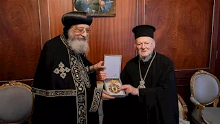 قداسة البابا يلتقي أعضاء اللجنة السينودسية للحوار بمقر البطريركية المسكونية