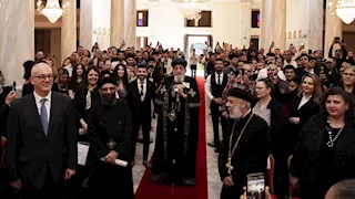 قداسة البابا يزور كنيسة "مارمرقس" القبطية باسطنبول ويلتقي أبناءها