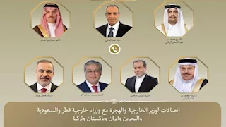 عبد العاطي يبحث مع 6 وزراء خارجية جهود التهدئة الإقليمية