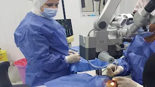 إنقاذ حالة من فقدان البصر بمستشفى رمد كفر الشيخ- صور