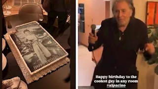 صور..نور الفلاح تحتفل بعيد ميلاد حبيبها آل باتشينو مع الأصدقاء