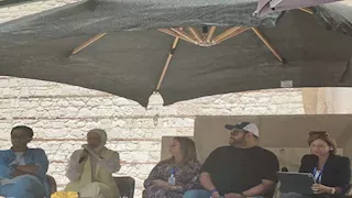 محمد ممدوح من مهرجان الإسكندرية للفيلم القصير: فلسطين حرة وتحية لأهل غزة 