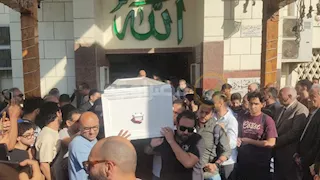 بالصور.. تشييع جثمان مختار نوح من مسجد مصطفى محمود 