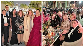 بينهن يسرا.. نجمات الفن في حفل زفاف حفيدة عبدالمنعم عمارة