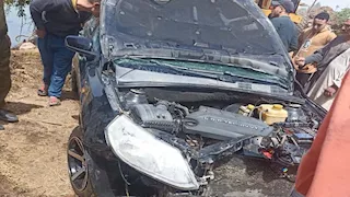 انتشال جثمان مواطن سقط بسيارته في بحر شبين بالمنوفية