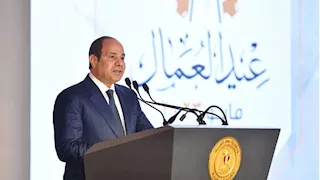 الرئيس السيسي يشارك في احتفال عيد العمال ويفتتح 4 مشروعات جديدة