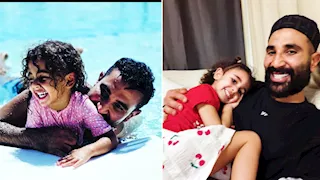 " صورة طبق الأصل"..أحمد سعد ينشر صورا مع ابنتيه.. والجمهور يعلق - صور 