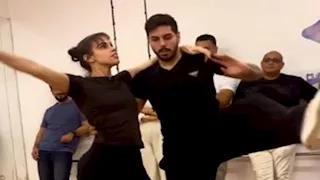 بالفيديو- ابنة عمرو دياب ترقص مع ياسين رشدي في أحدث ظهور