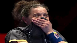 بالدموع.. هنا جودة تودع بطولة العالم لتنس الطاولة بالهزيمة من الأولى عالميا