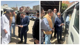 "مش هسيب حد يغلي الأجرة".. محافظ المنوفية يفاجئ موقف شبين الكوم -صور