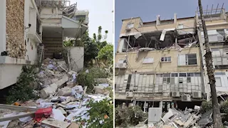 دمار وسقوط إصابات نتيجة ضرب إيران صواريخ عنقودية على رمات جان بإسرائيل (صور- فيديو)