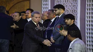 بحضور الخطيب وتوفيق عكاشة.. 25 صورة من عزاء نجل الإعلامي محمود الورواري 