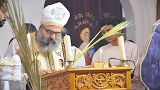 وسط أجواء روحانية.. أقباط كفر الشيخ يحتفلون بأحد الشعانين - صور