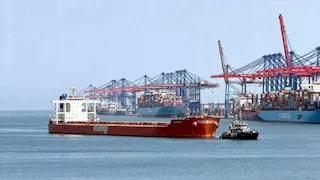 ميناء شرق بورسعيد يستقبل أكبر سفينة صب جاف 