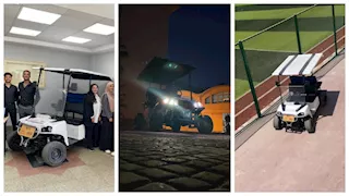 تصنيع أول سيارة جولف كهربائية محلية داخل ورش الكلية التكنولوجية بالقاهرة.. صور