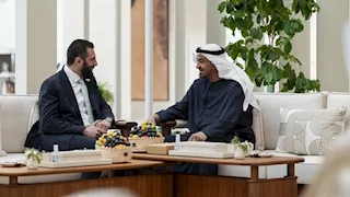 بن زايد والشرع يبحثان سبل تطوير آليات التعاون العربي |تفاصيل