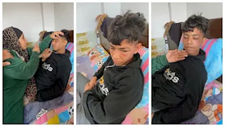 "أطفأ السجائر في وجهه".. مواطن يعتدي على طفل بعنف ويصيبه بالمنوفية (صور)