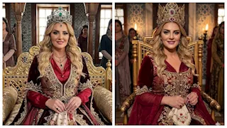 "نفسي أعمل دور السلطانة هويام".. رانيا محمود ياسين تنشر صورا بالذكاء الاصطناعي 