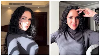 ركين سعد تخطف الأنظار بإطلالة أنيقة وتبرز صورتها بالحنة