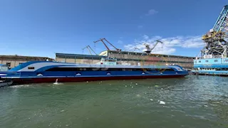  أول صور لمعديات قناة السويس الجديدة بعد تطويرها في بورسعيد