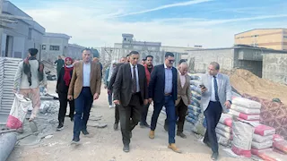 جولة تفقدية لمحافظ القليوبية بمحطة الصرف الصناعي في الشروق