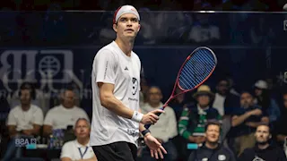 مفاجأة.. إقصاء مصطفي عسل من نصف نهائي بطولة الجونة للإسكواش