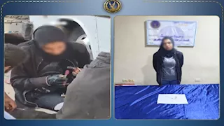 ضبط سيدة تتعاطى المخدرات بالطريق العام في الجيزة