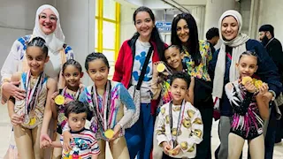 6 بطلات من الأقصر يحصدن الذهب في بطولة الجمهورية لجمباز الأيروبيك