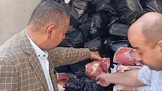 ضبط 5 أطنان لحوم فاسدة قبل توزيعها على المواطنين في الفيوم (صور)