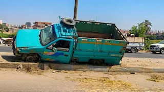 9 مصابين.. ننشر بالأسماء بيانات ضحايا حادث انقلاب ربع نقل بالإسماعيلية