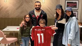 صور وفيديو.. بسمة بوسيل تنشر صور لأبنائها بصحبة محمد صلاح