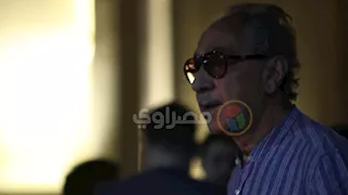 ليلى علوي وسيد رجب وأبو داوود في عزاء عبدالرحمن أبو زهرة - صور 