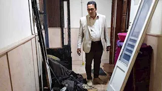 حريق بشقة سكنية في شبين الكوم بسبب ماس كهربائي (صور)